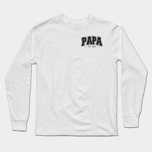 Papa Est. 2024 Long Sleeve T-Shirt